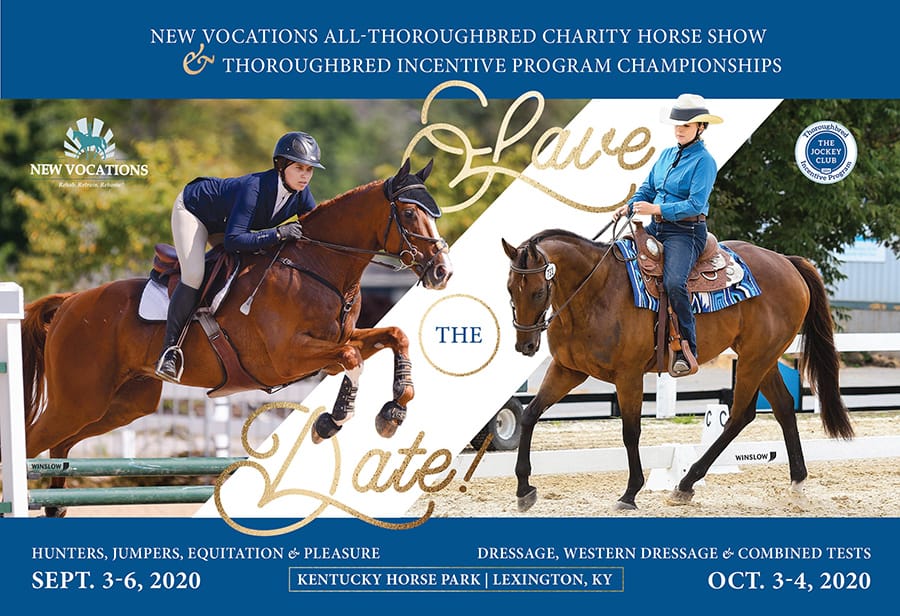 New Vocations All-Thoroughbred Charity Shows and TIP Championships