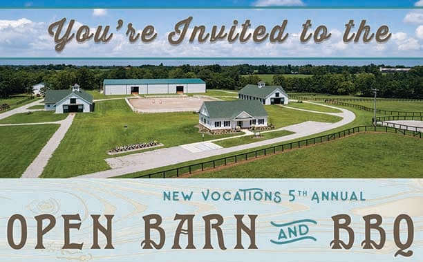 2020 New Vocations Open Barn and BBQ Scheduled