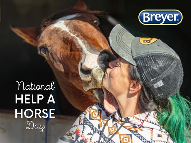 Breyer Sales to Benefit New Vocations on National Help a Horse Day!